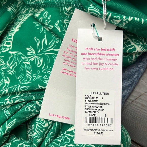 Lilly Pulitzer UPF 50+ Luxletic 26" High Rise Weekender Legging - Picture 3 of 5